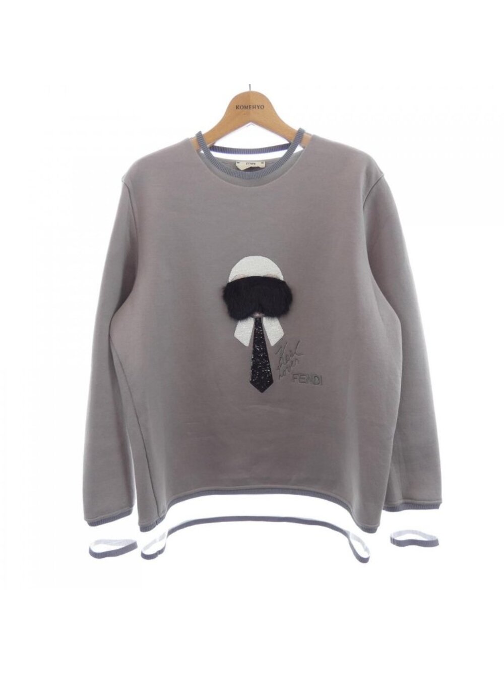 Fendi O2g Sweatshirt Beige